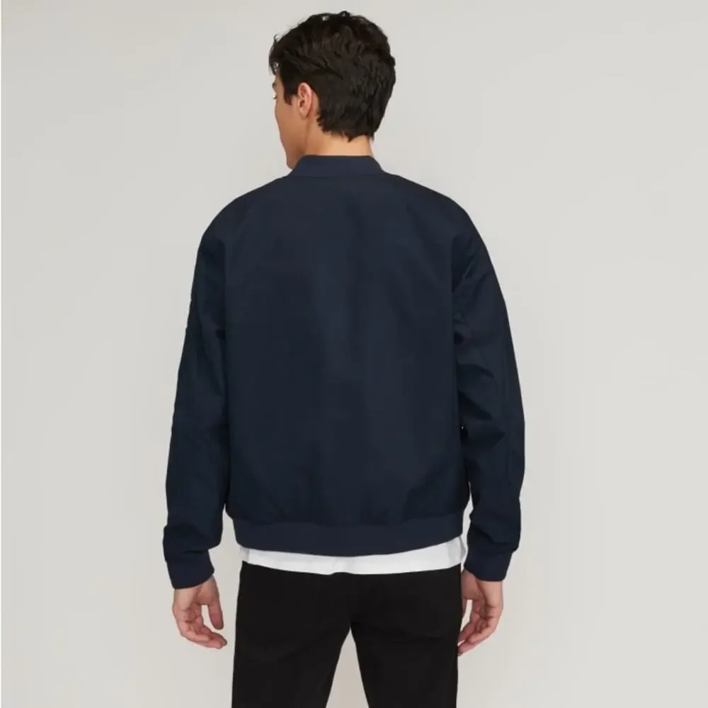 Everlane the bomber jacket Uniform in navy Size M